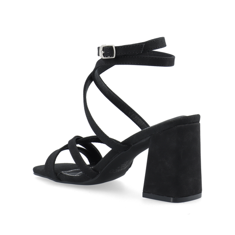 BIANCO BIAJOYCE Sandal Micro Suede, Black