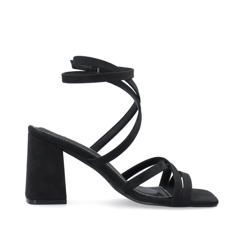 BIANCO BIAJOYCE Sandal Micro Suede, Black
