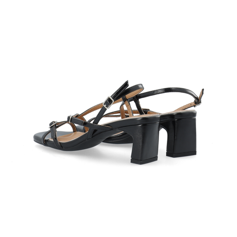 BIANCO 	BIADINA Strappy Sandal Faux Leather, Black
