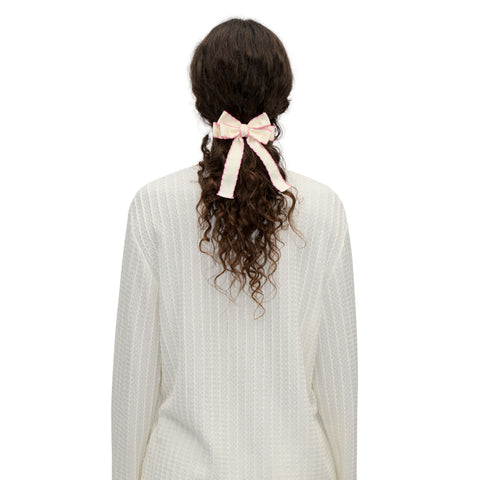 STINE GOYA Hair Bow Clip - Porcelain Cream