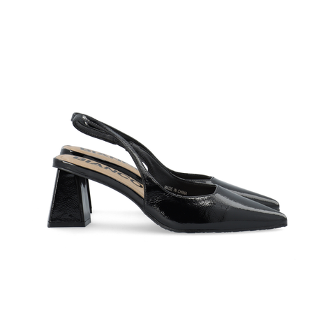 BIANCO BIAMARALYN Slingback Patent, Black