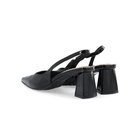 BIANCO BIAMARALYN Slingback Patent, Black