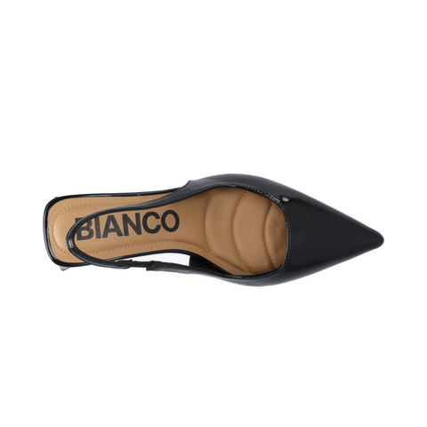 BIANCO BIAMARALYN Slingback Patent, Black
