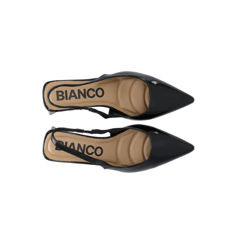BIANCO BIAMARALYN Slingback Patent, Black