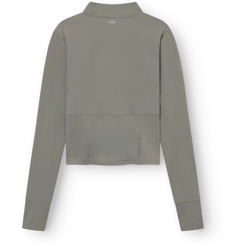 Rethinkit Half Zip - True To Body, smoke olive