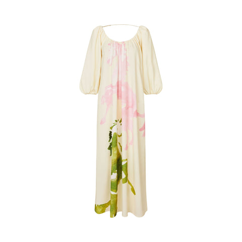 STINE GOYA Heavy Crepe, Romantic Voluminous Sleeve Dress