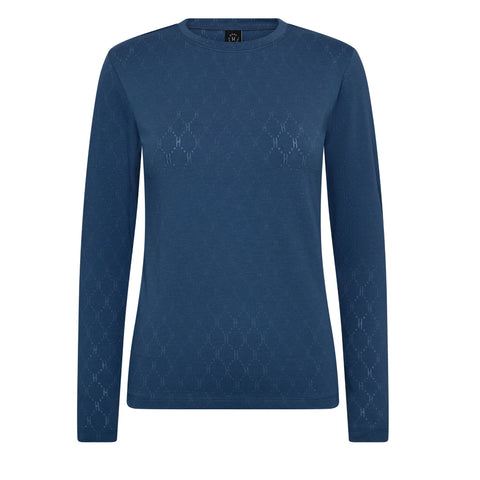 Hype The Detail Bluse, m. logo, Blå
