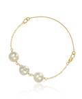 Dulong armbånd, Ocean Pearl South, 18 karat guld OCE4-A1377.  Armbåndet udstråler tidløs elegance og er udsmykket med en smuk ferskvandsperle. 