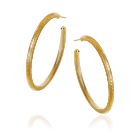 Dulong Esme Øreringe · Store, 18 k guld