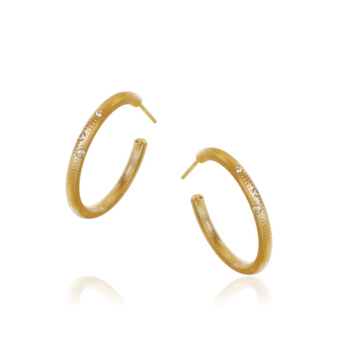 Dulong Esme Diamond Øreringe · Lille, 18 k. guld m. brillanter