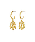 Edwina_earrings_gold_a. edwina øreringe i forgyldt sølv fra maanesten. med zirkonia