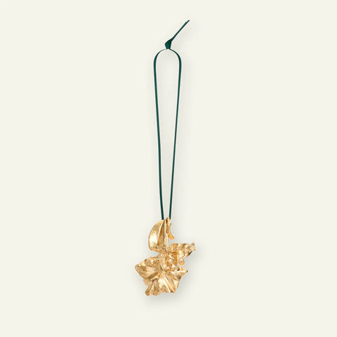 Flora Danica Julerose, 18 karat guldbelagt