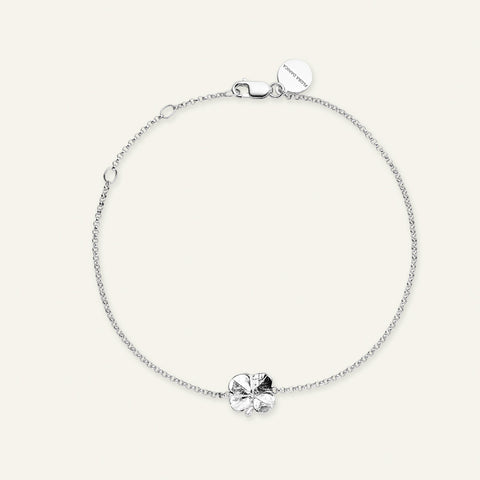 Flora Danica Firkløver armbånd sølv