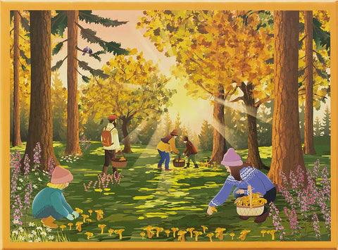 VisseVasse Forest Treasures - puslespil med 1.000 brikker