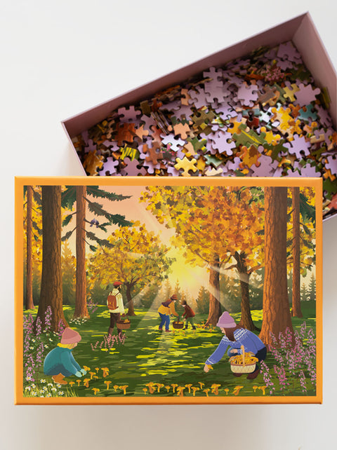 VisseVasse Forest Treasures - puslespil med 1.000 brikker
