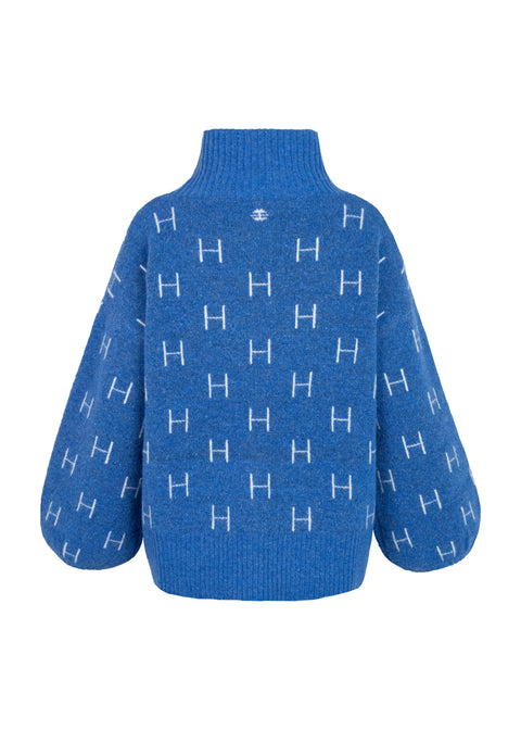 HÉST FAM short sweater - Blue Yonder