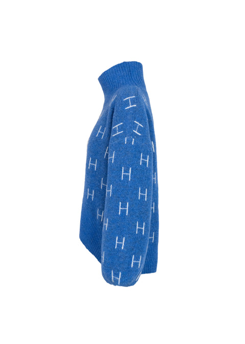 HÉST FAM short sweater - Blue Yonder