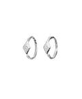 Forte_earrings_silver_a. forte øreringe i sølv fra maanesten. med zirkonia 