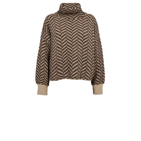 GOSSIA GinaGO Sweater - Sand brown mix