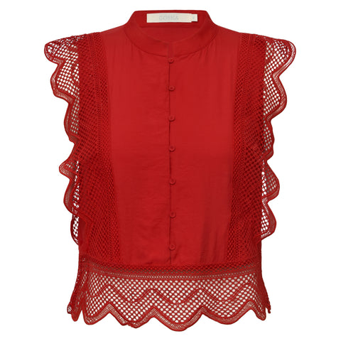 GOSSIA JulineGO Jo bluse, Red