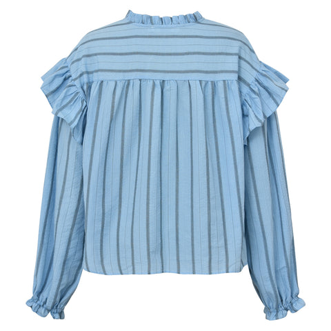 GOSSIA RamiGO Blouse, Blue Stripes