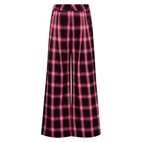 GOSSIA Jo-JoGo Pants, Bourgogne Pink Checks