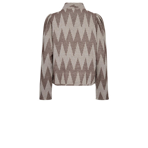 GOSSIA AugusteGo Jacket - Brown Jacquard