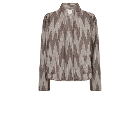 GOSSIA AugusteGo Jacket - Brown Jacquard