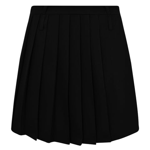 G2498-Black-Extra1. DuaGo skirt nederdel  i sort fra Gossia