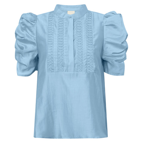 GOSSIA AnnsofiGO Lull Blouse, Light Blue