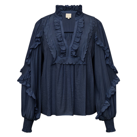 GOSSIA NanaGO Blouse - Dark Navy