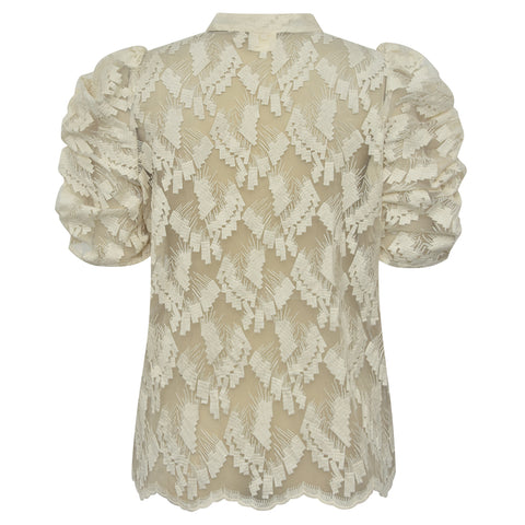 GOSSIA AnnGo Sofie Blouse, Hvid