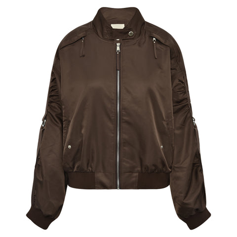 GOSSIA DamilaGO Bomber jacket - Caramel brown