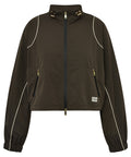 G2729-CanjaGOJacket-Coffee-Extra0. jakke med lynlås og lange ærmer fra gossia 