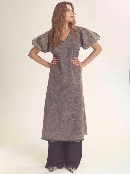 GOSSIA AnninaGO Dia Kjole, black snow wash