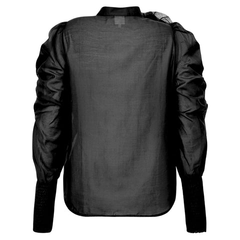 GOSSIA DevineGO Bluse - Sort