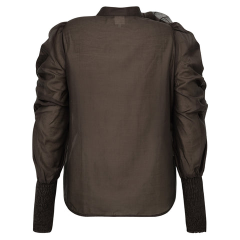 GOSSIA DevineGO Bluse - Coffee