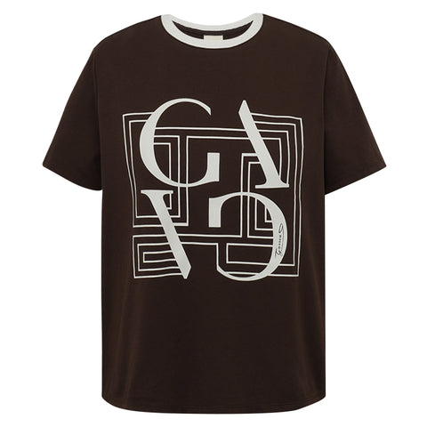 GOSSIA BasGO T-shirt - Chocolate