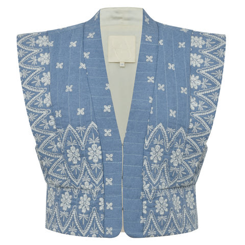 GOSSIA AninaGO Ji Vest - Chambrey Blue