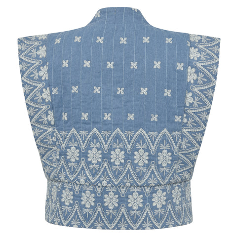 GOSSIA AninaGO Ji Vest - Chambrey Blue