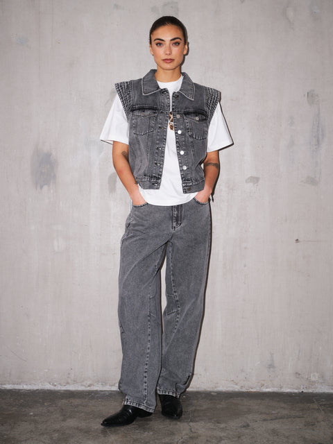 GOSSIA DawnGO Jeans - Grey Washed