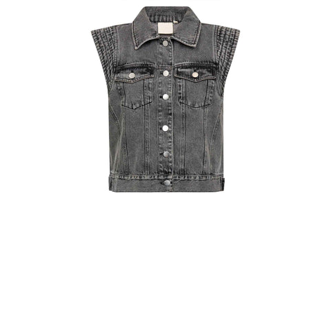 GOSSIA MinnaGO Vest - Grey Washed