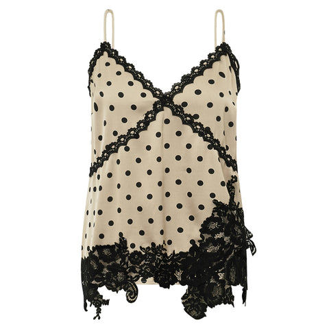 GOSSIA DagnyGO Jo Top - Latte Black Dots