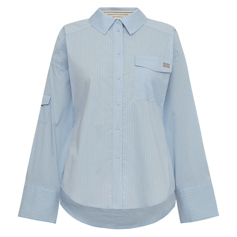 GOSSIA MaritGo Shirt, Light Blue Stripes