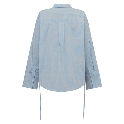GOSSIA MaritGo Shirt, Light Blue Stripes