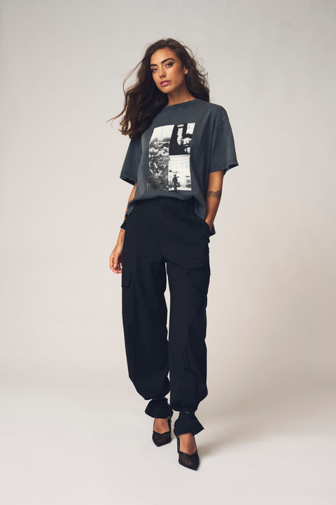 GOSSIA MaggieGO Tee, Black washed