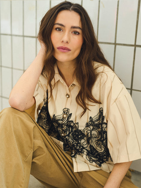 GOSSIA ZennaGO Shirt, Sand Stripes