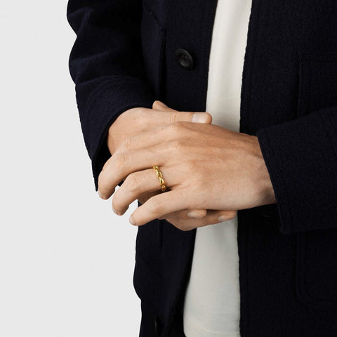 Georg Jensen Reflect Link ring, Guld