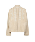 NichalaGO Jacket - Champagne er en stilfuld og alsidig jakke, der kombinerer elegance med komfort.