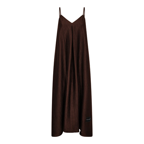 Haute L'amitié Corsica Pleat Strap Dress, Mocca